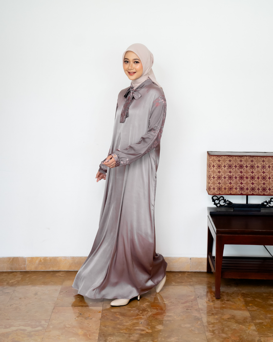 JANNA DRESS - BROWN ORCHID (EID SERIES 2025)
