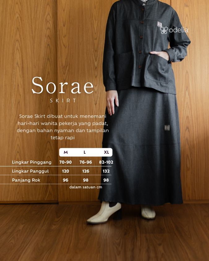 Sorae Skirt - Raven Black