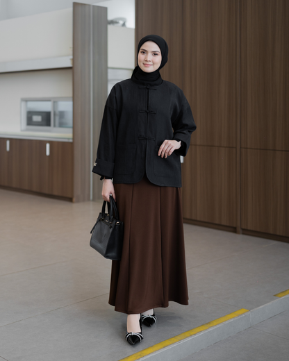 Ease Skirt - Dark Cocoa