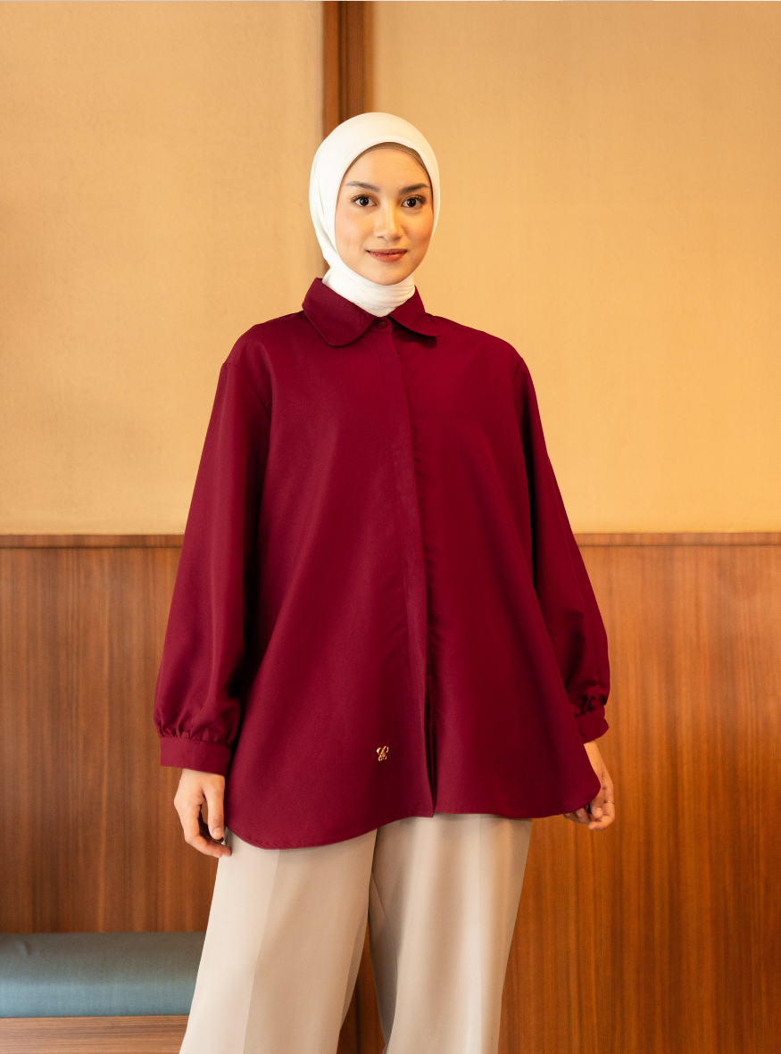 Emira Shirt - Maroon