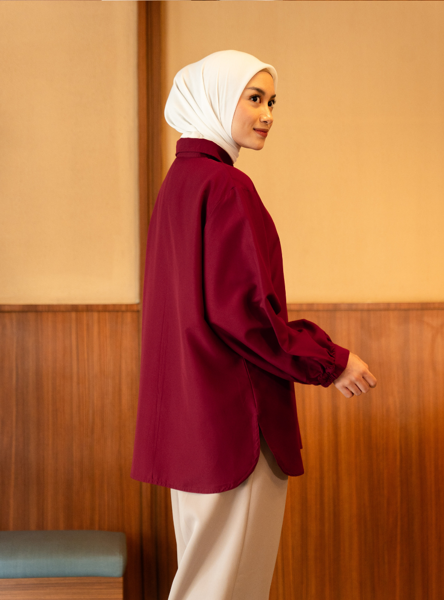 Emira Shirt - Maroon