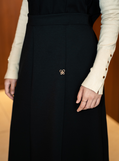 Elora Twirl Skirt - Black