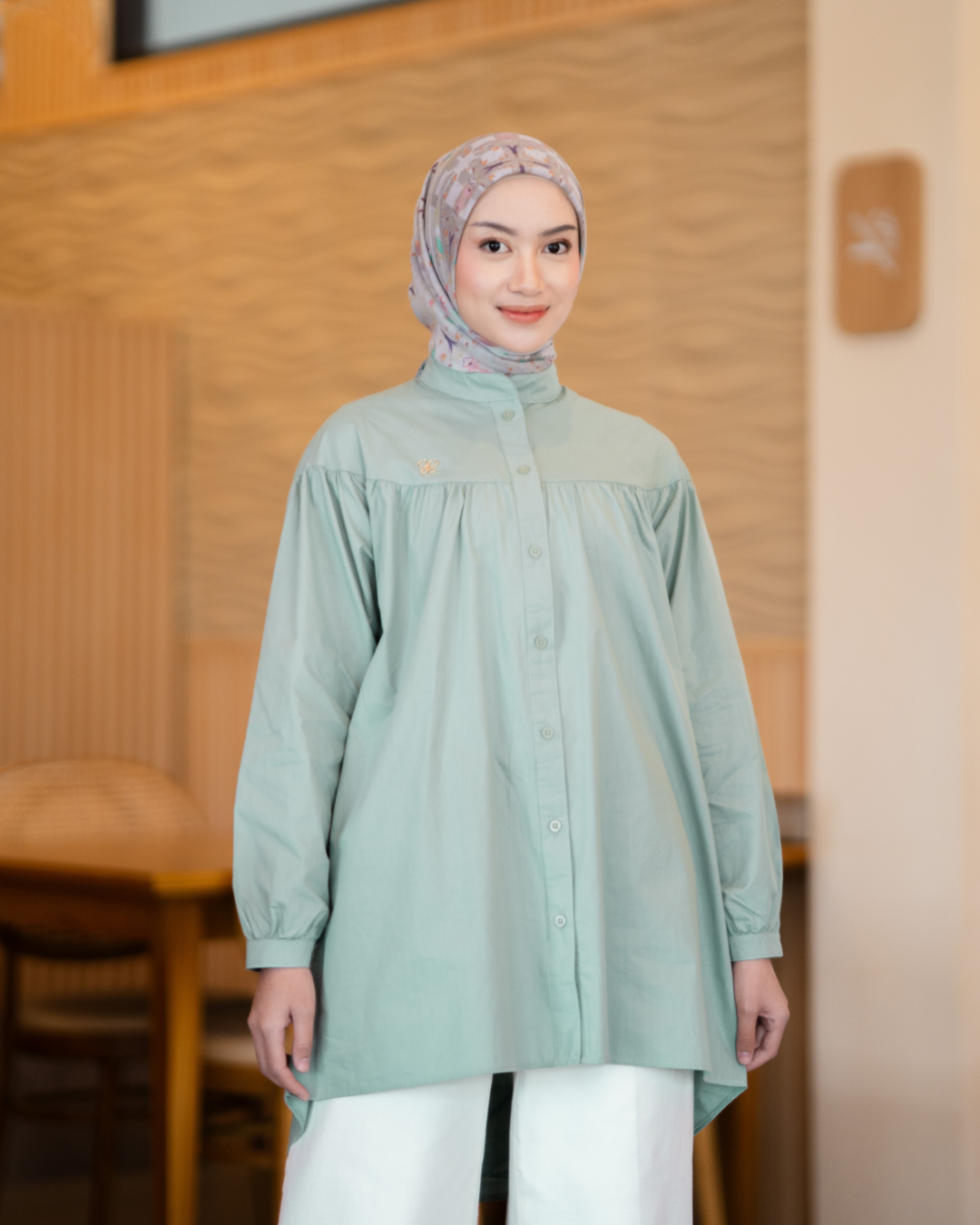 Carmia Shirt - Pastel Green