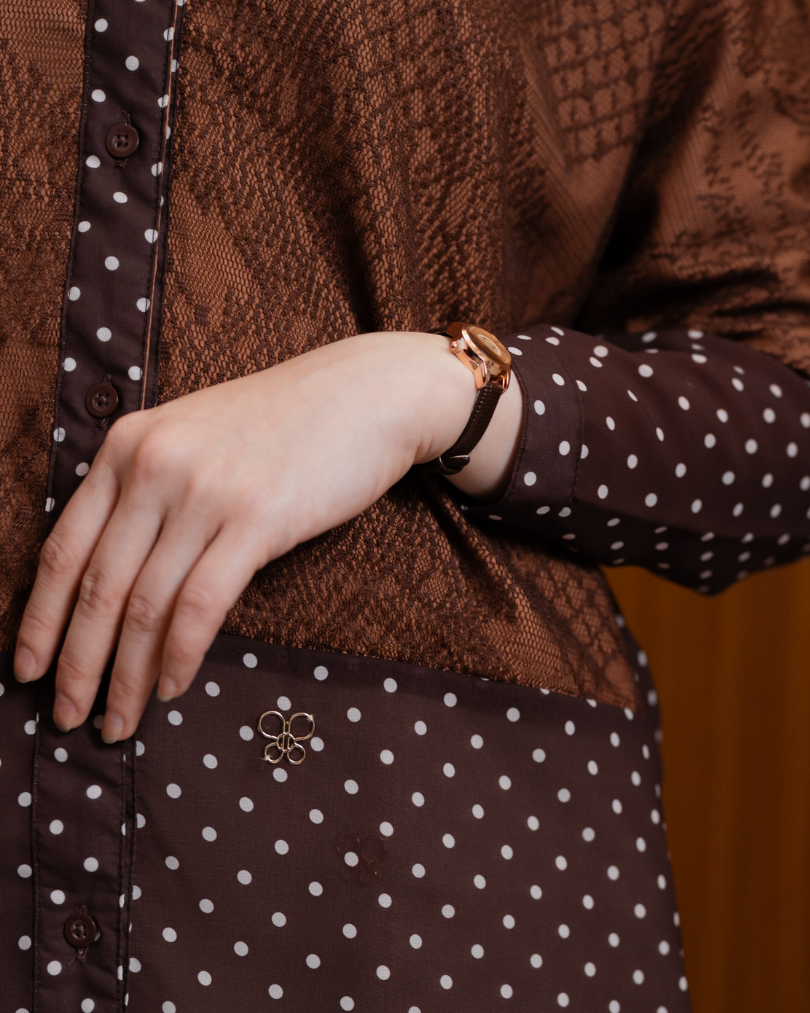 Origins Polka Shirt Lace