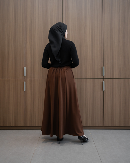 Ease Skirt - Dark Cocoa