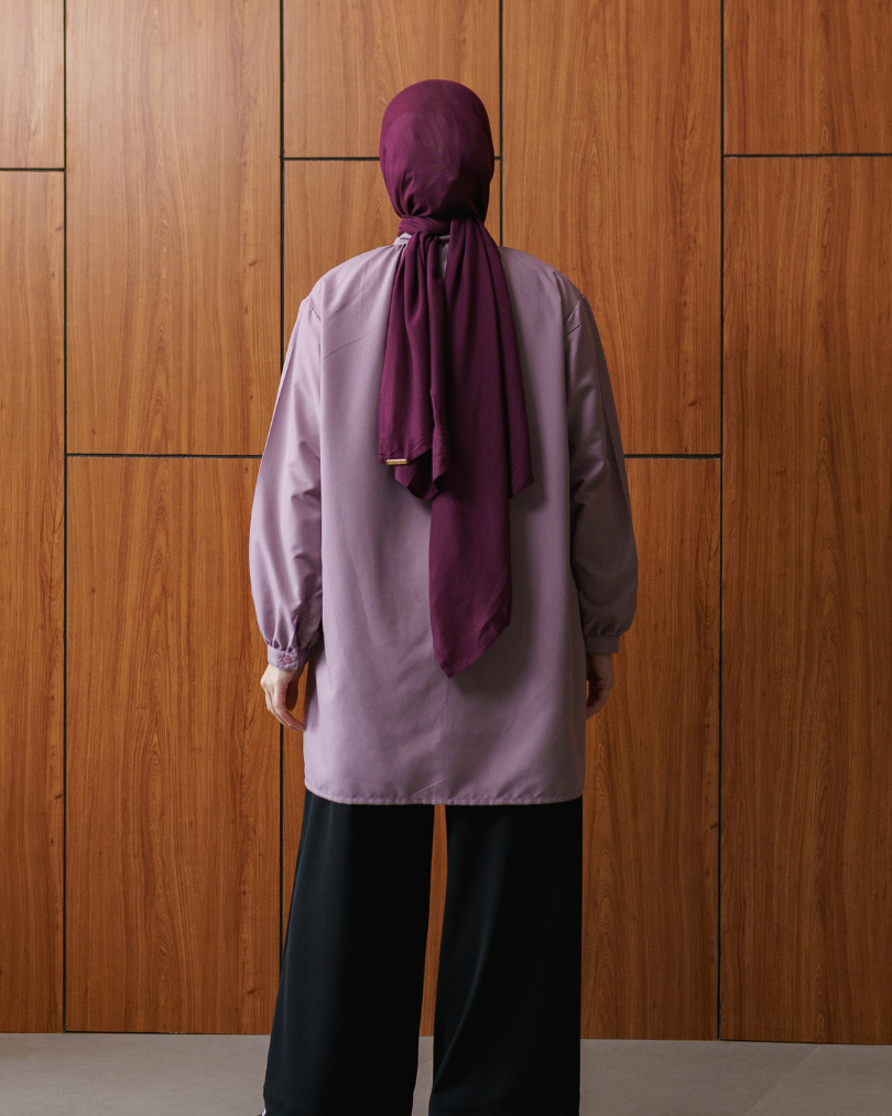 Sorelle Button Blouse - Lavender