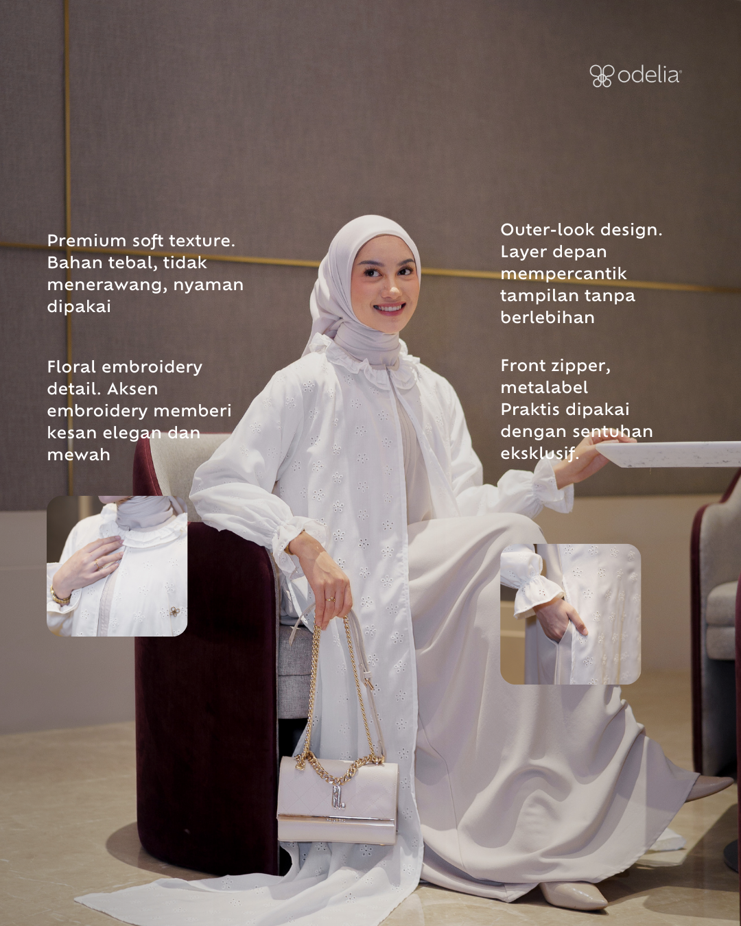 Sera OuterLook Dress - Warm Ivory