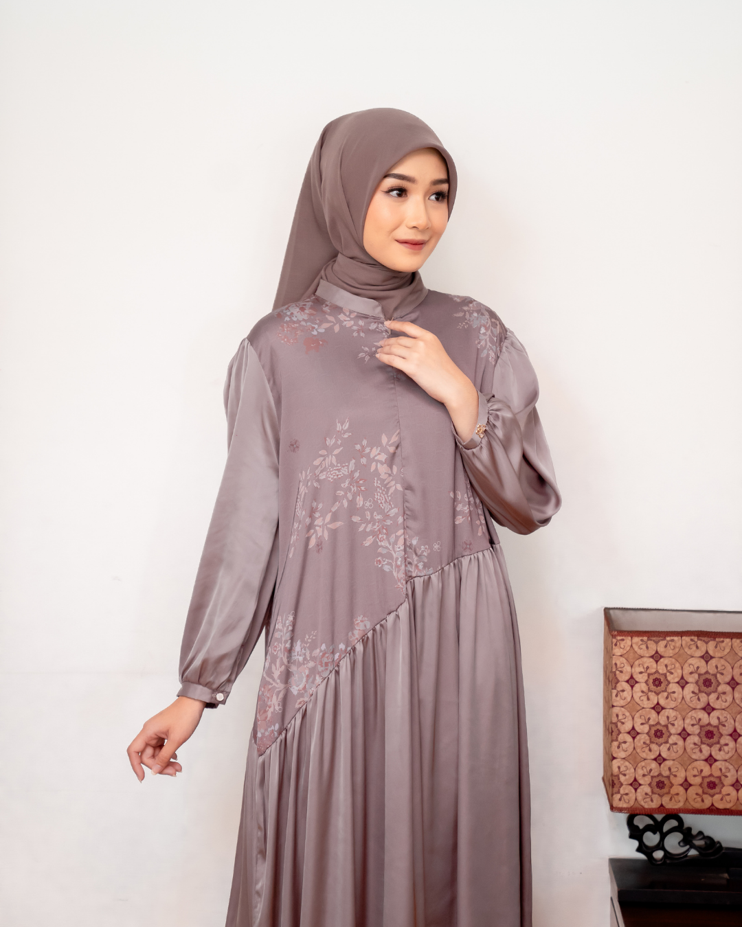 HAIFA DRESS - BROWN ORCHID (EID SERIES 2025)