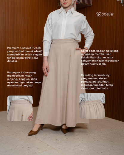 Maison Tweed Skirt