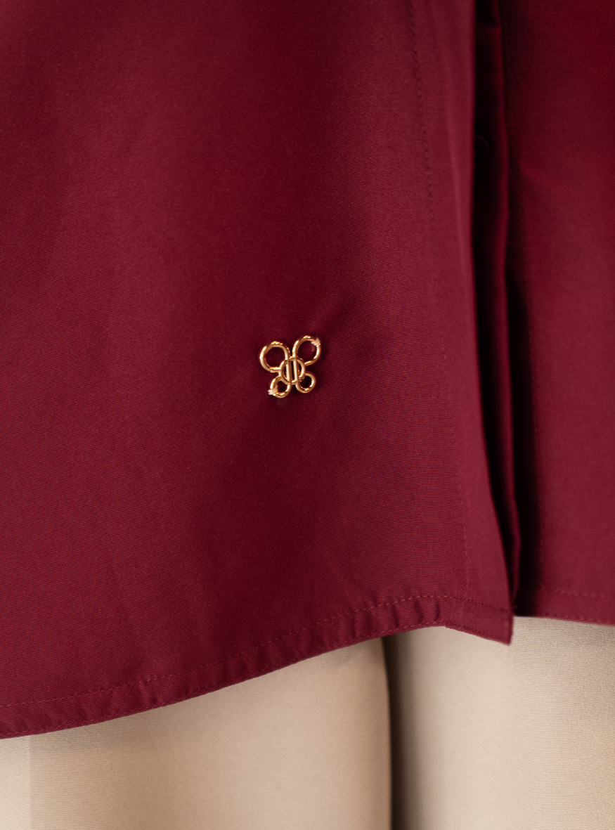 Emira Shirt - Maroon