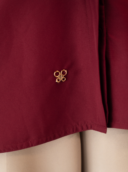 Emira Shirt - Maroon