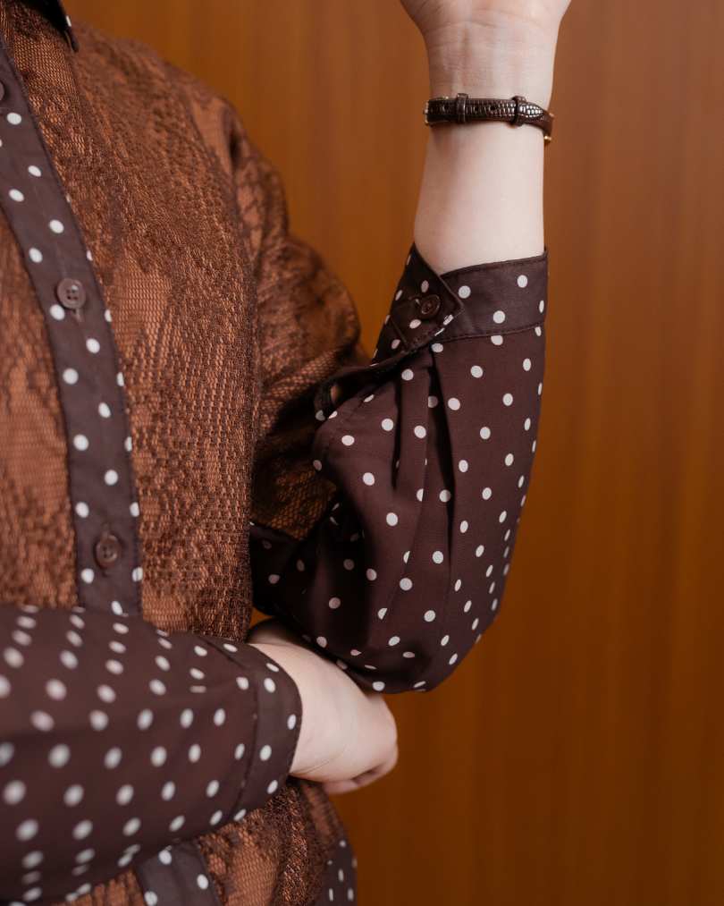 Origins Polka Shirt Lace