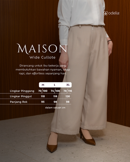 Maison Tweed Wide Cullote