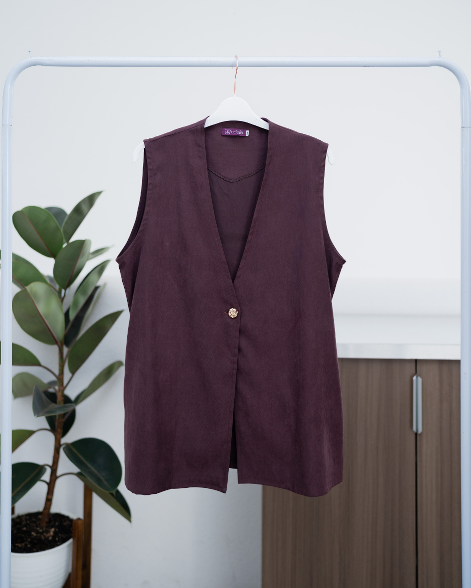 Classic Vest - Velvet Plum