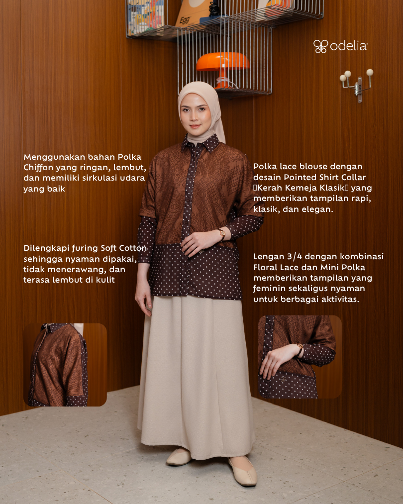 Origins Polka Shirt Lace