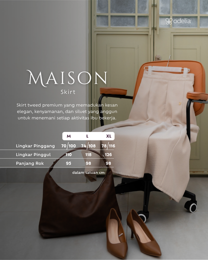Maison Tweed Skirt
