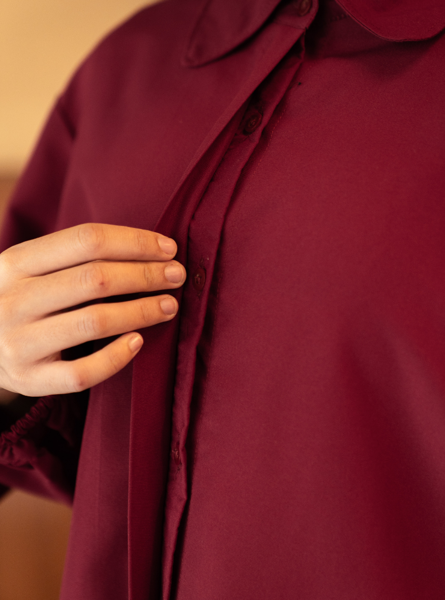 Emira Shirt - Maroon