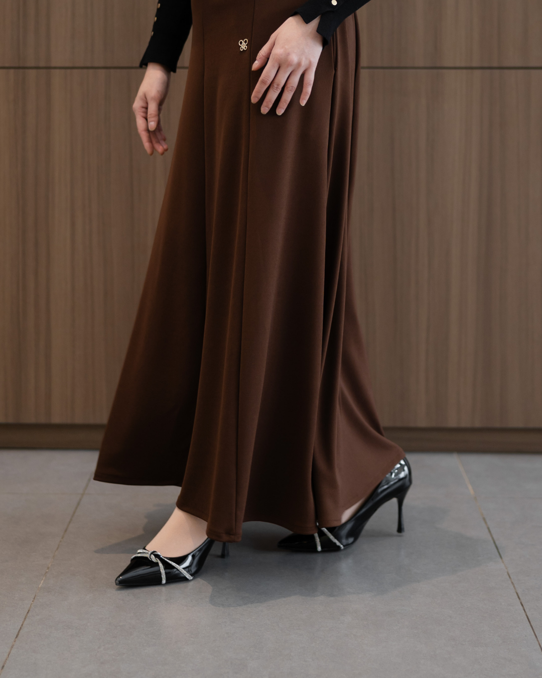 Ease Skirt - Dark Cocoa