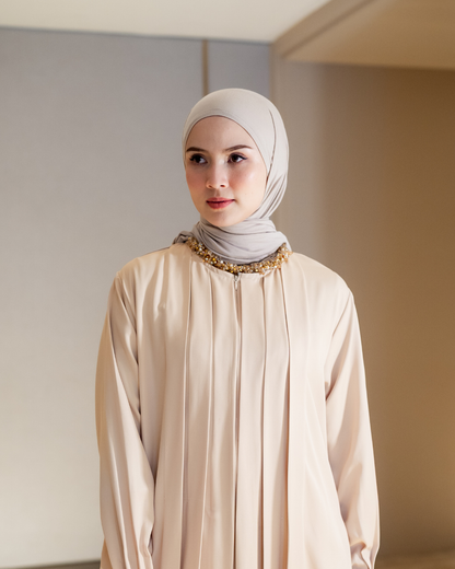 Noor Drapery Dress - Porcelain Sand
