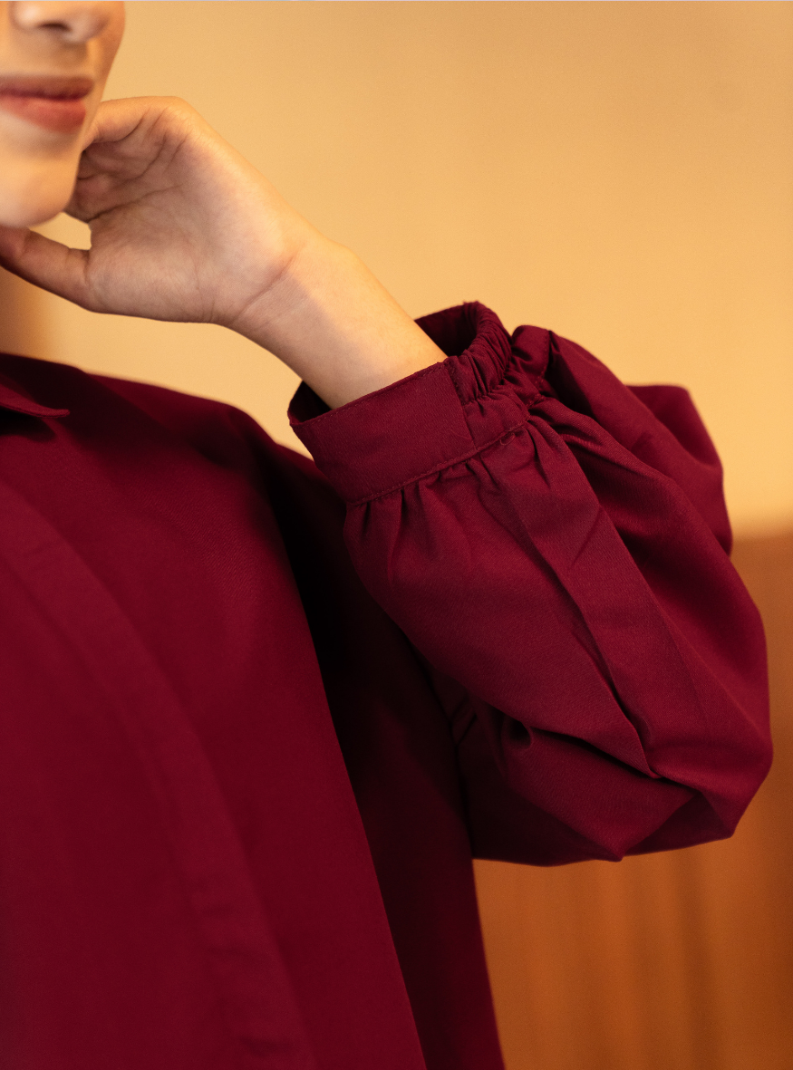 Emira Shirt - Maroon