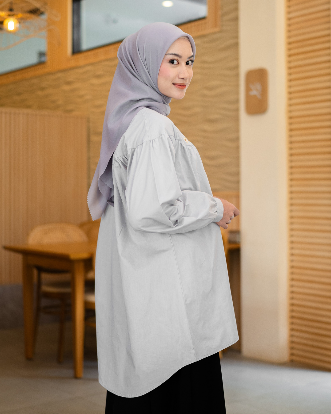 Carmia Shirt - Light Grey