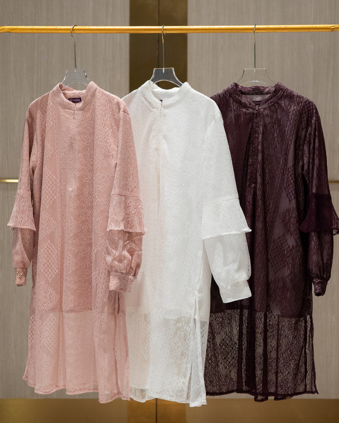 Noor Lace Tunic - Powder Rose