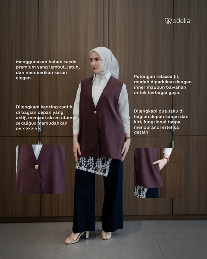 Classic Vest - Velvet Plum