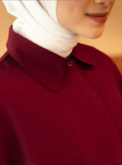 Emira Shirt - Maroon