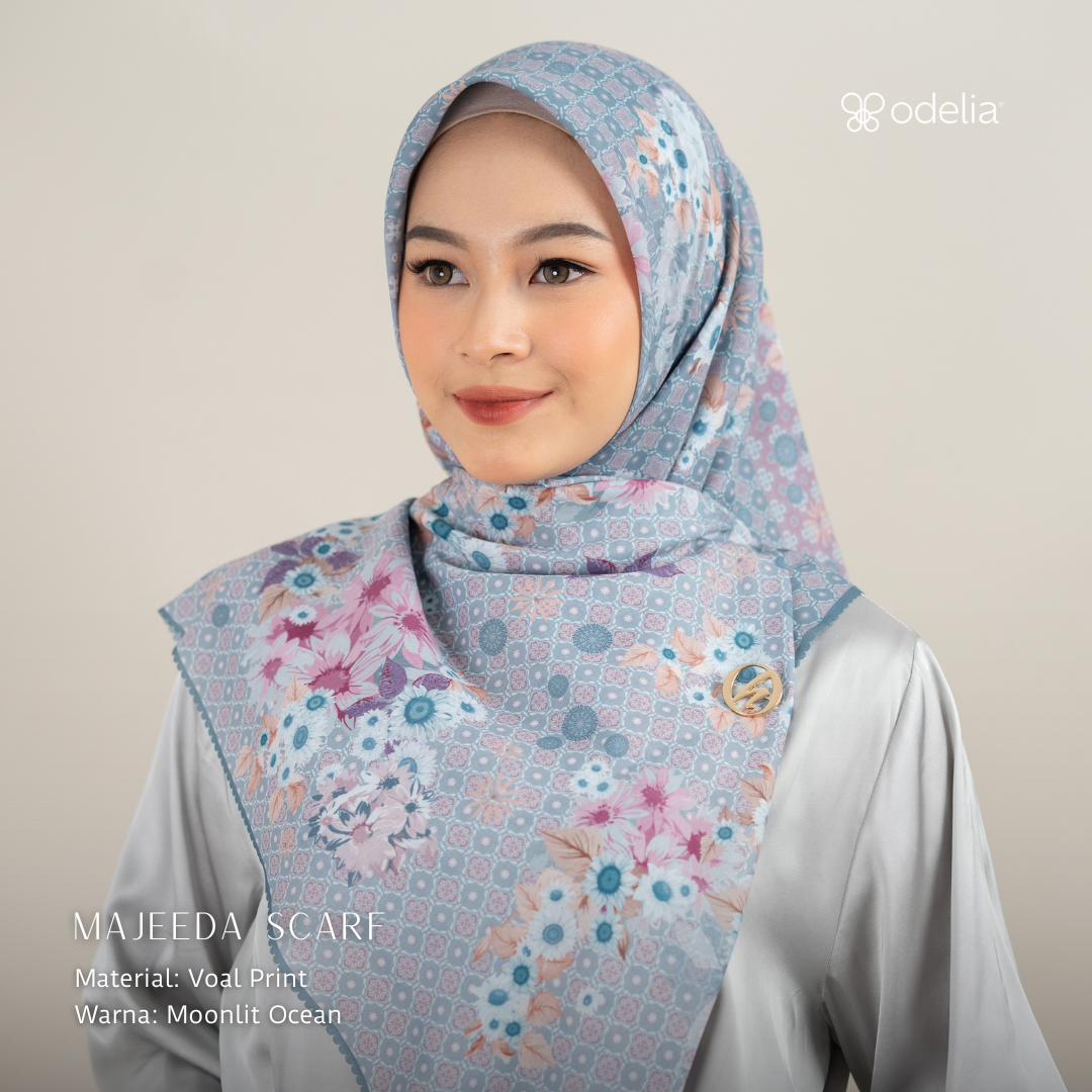 Majeeda Scarf - Moonlit Ocean