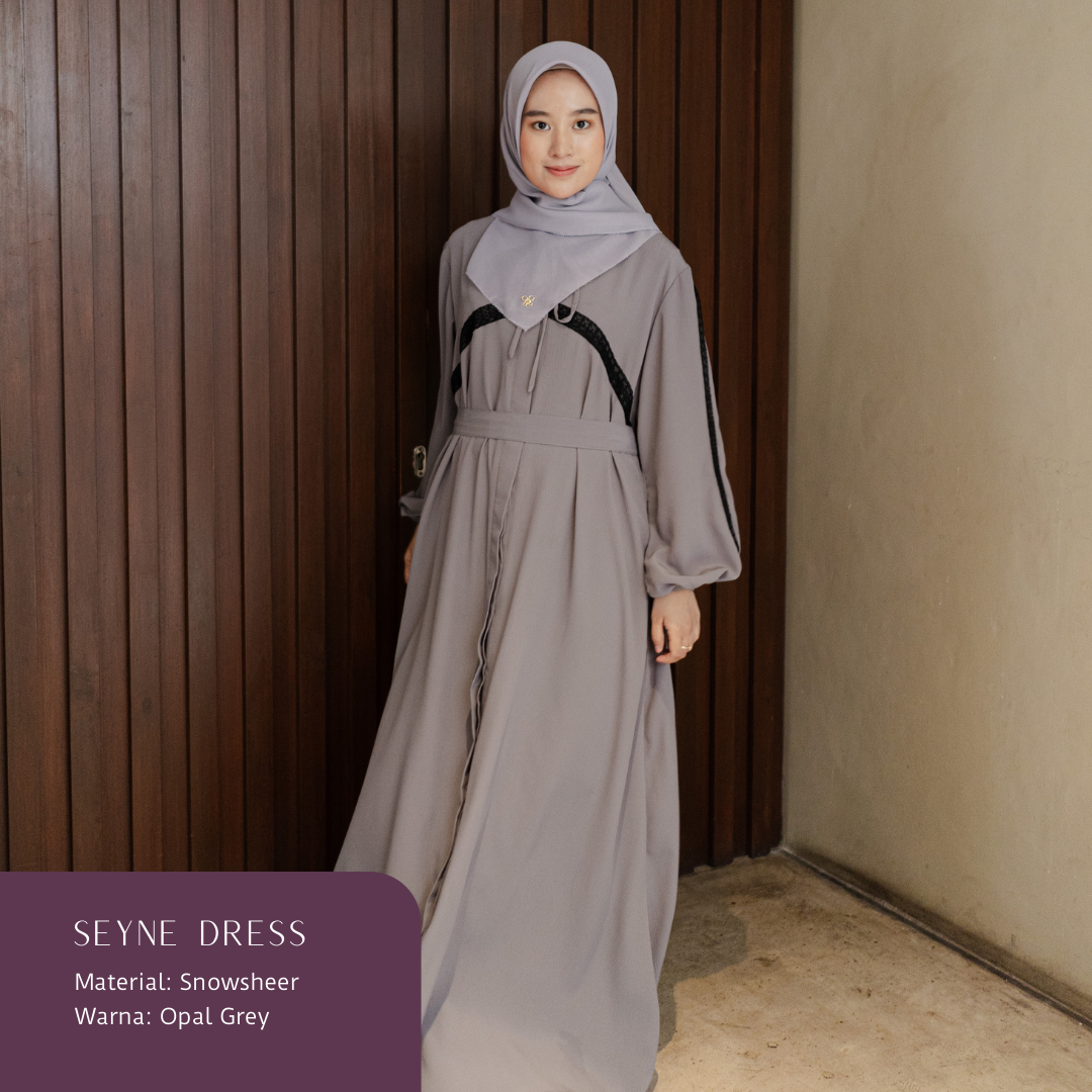 Seyne Dress - Opal Grey