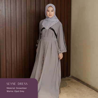 Seyne Dress - Opal Grey
