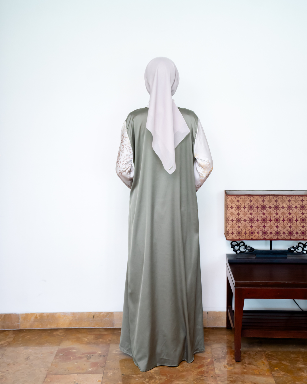 JANNA DRESS - OLIVE ZEST (EID SERIES 2025)
