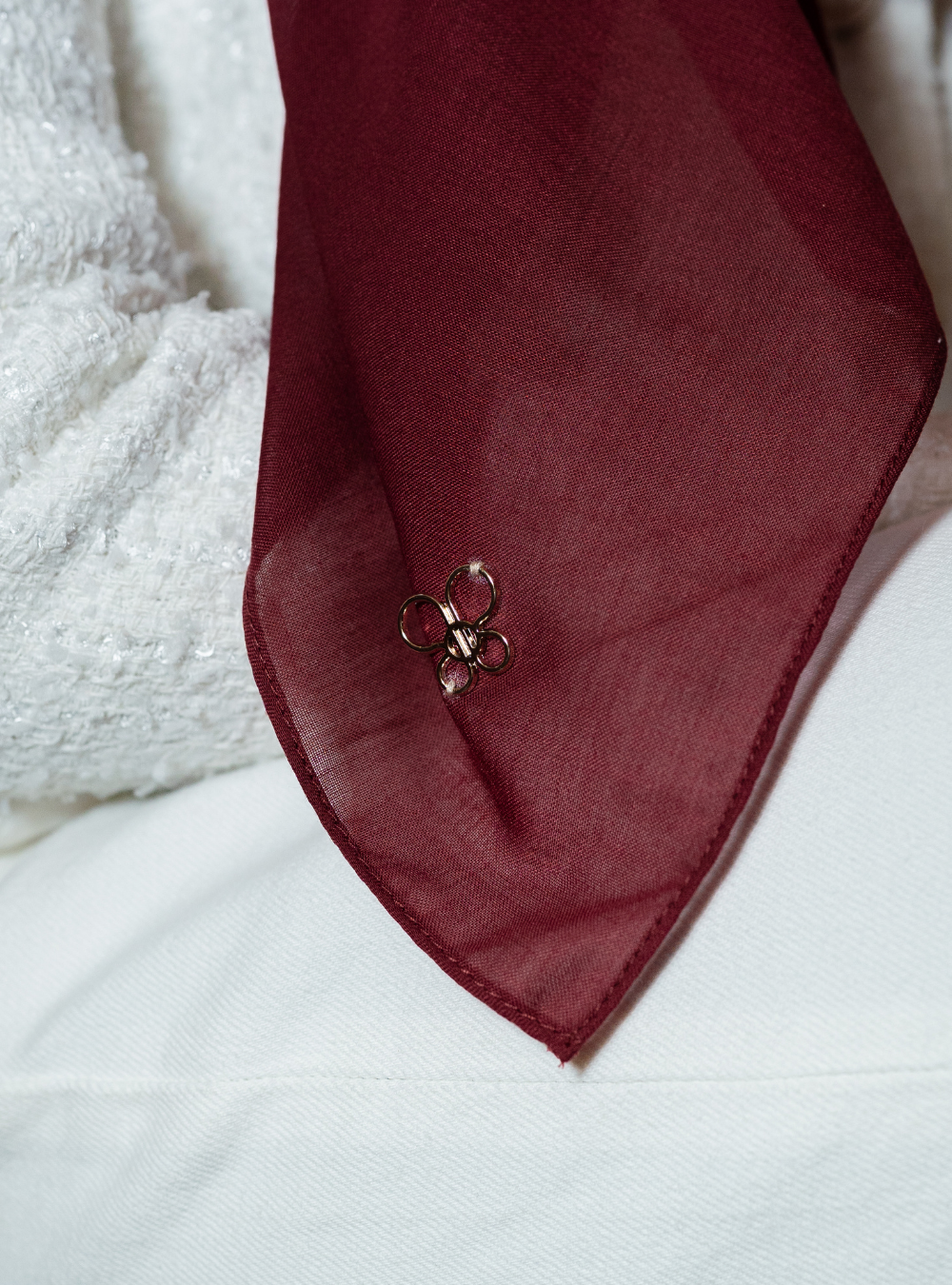 Aylin Scarf - Maroon