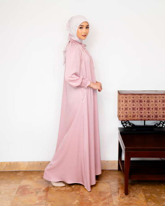 SENJA DRESS - FLAMINGO PINK (EID SERIES 2025)