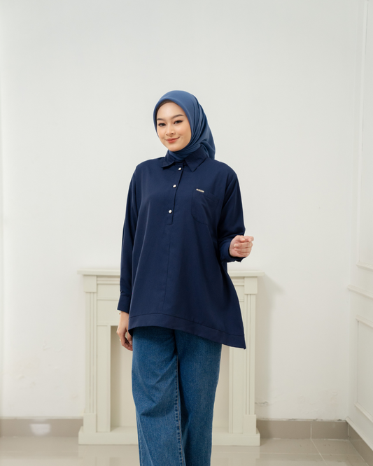 Ruby Shirt - Navy Peony