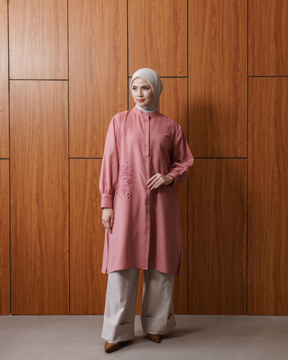 Sorelle Tunic - Dusty Rose