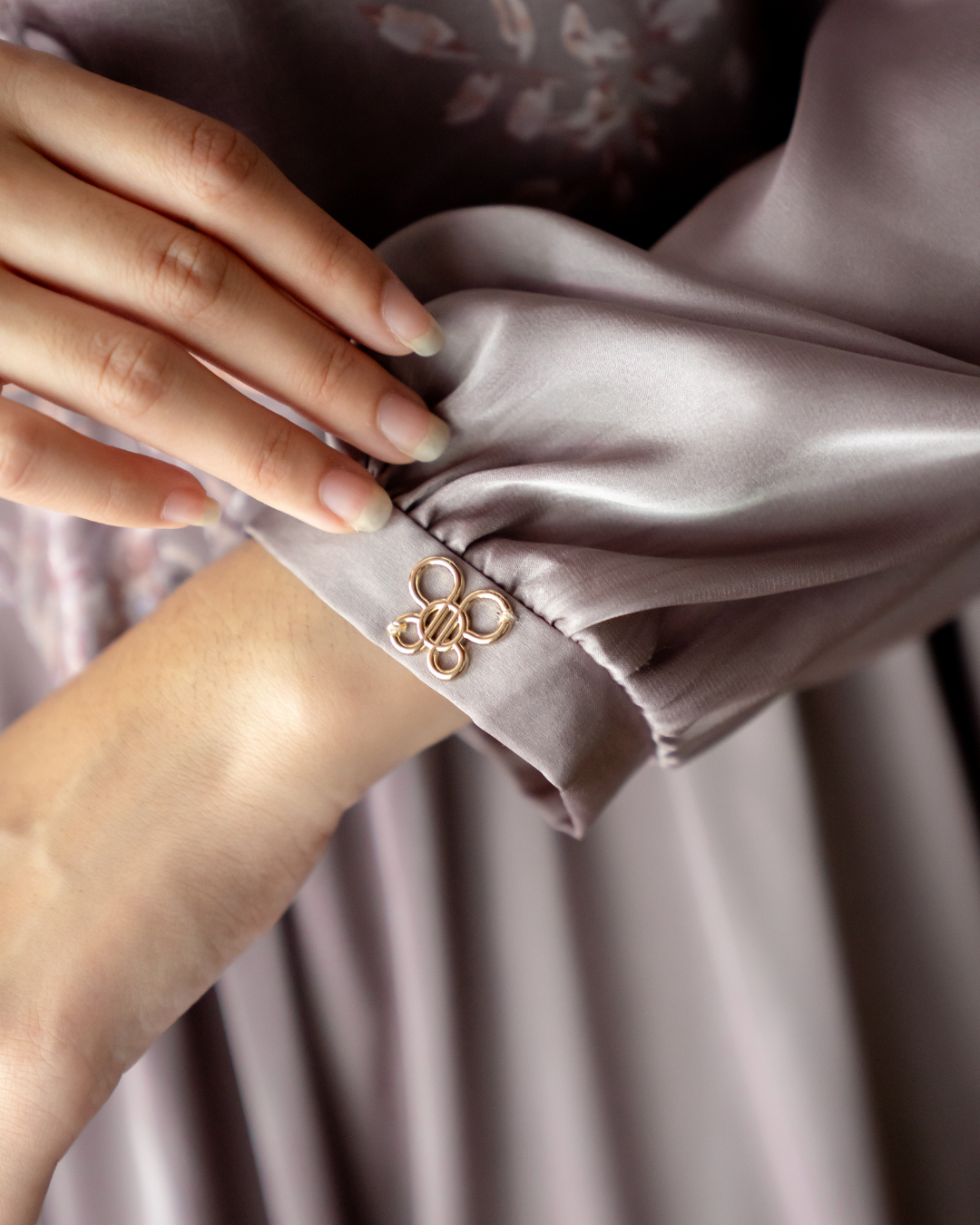 HAIFA DRESS - BROWN ORCHID (EID SERIES 2025)