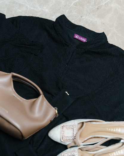 Noor Lace Tunic - Midnight