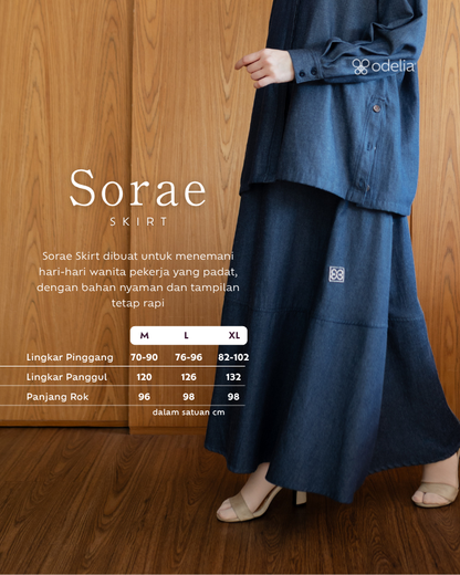 Sorae Skirt - Stellar Blue