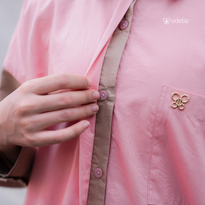 Verde Shirt - Beige Blush
