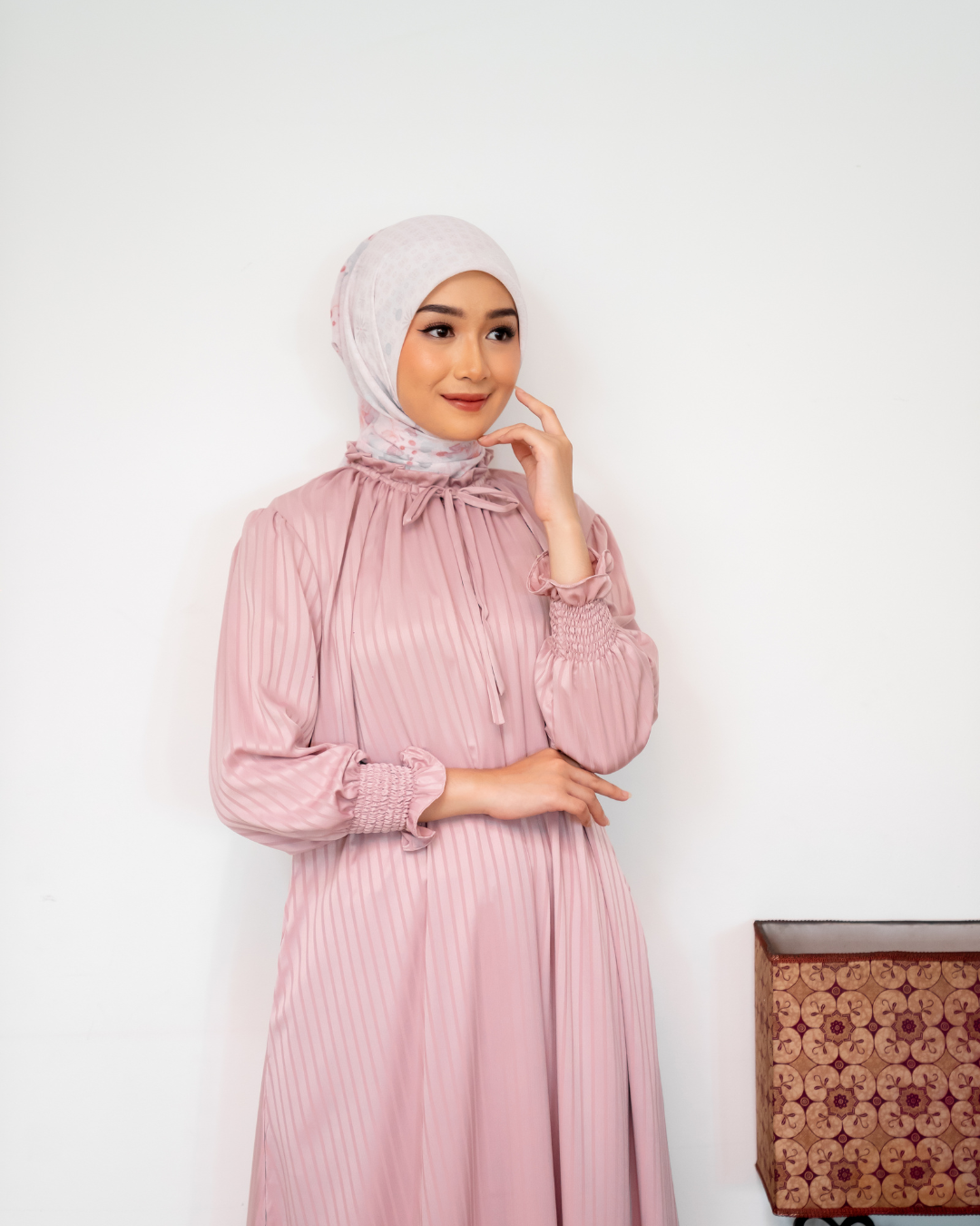 SENJA DRESS - FLAMINGO PINK (EID SERIES 2025)