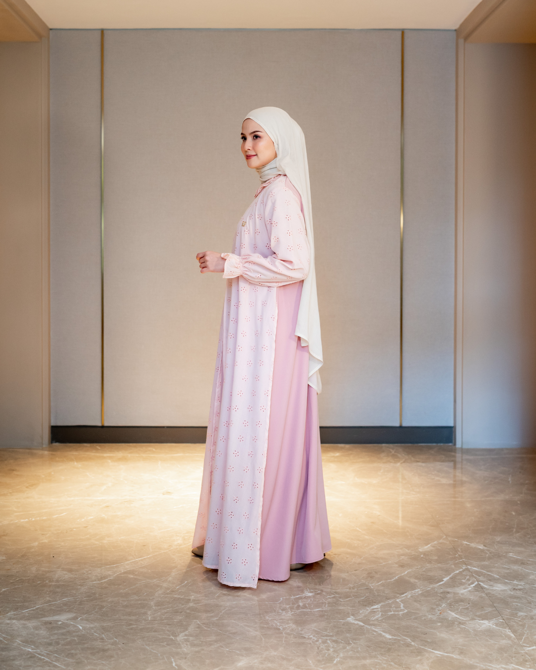 Sera OuterLook Dress - Pastel Rose