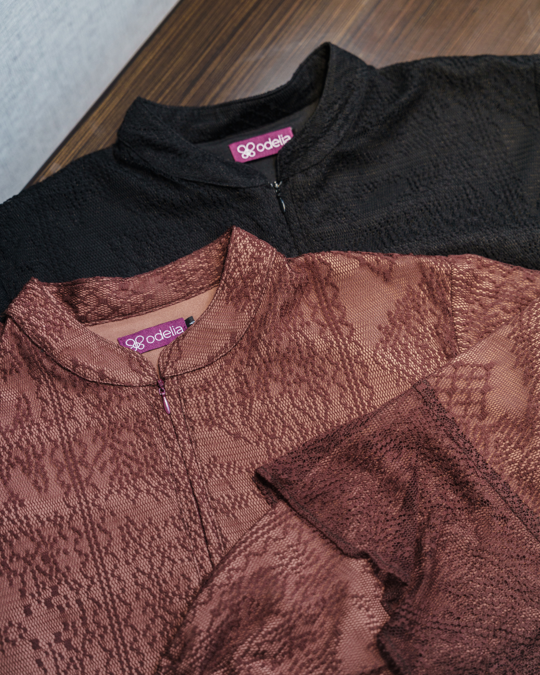 Noor Lace Tunic - Midnight