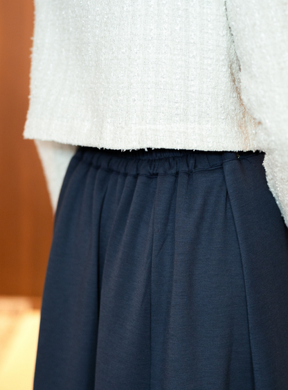 Elora Twirl Skirt - Ash Blue