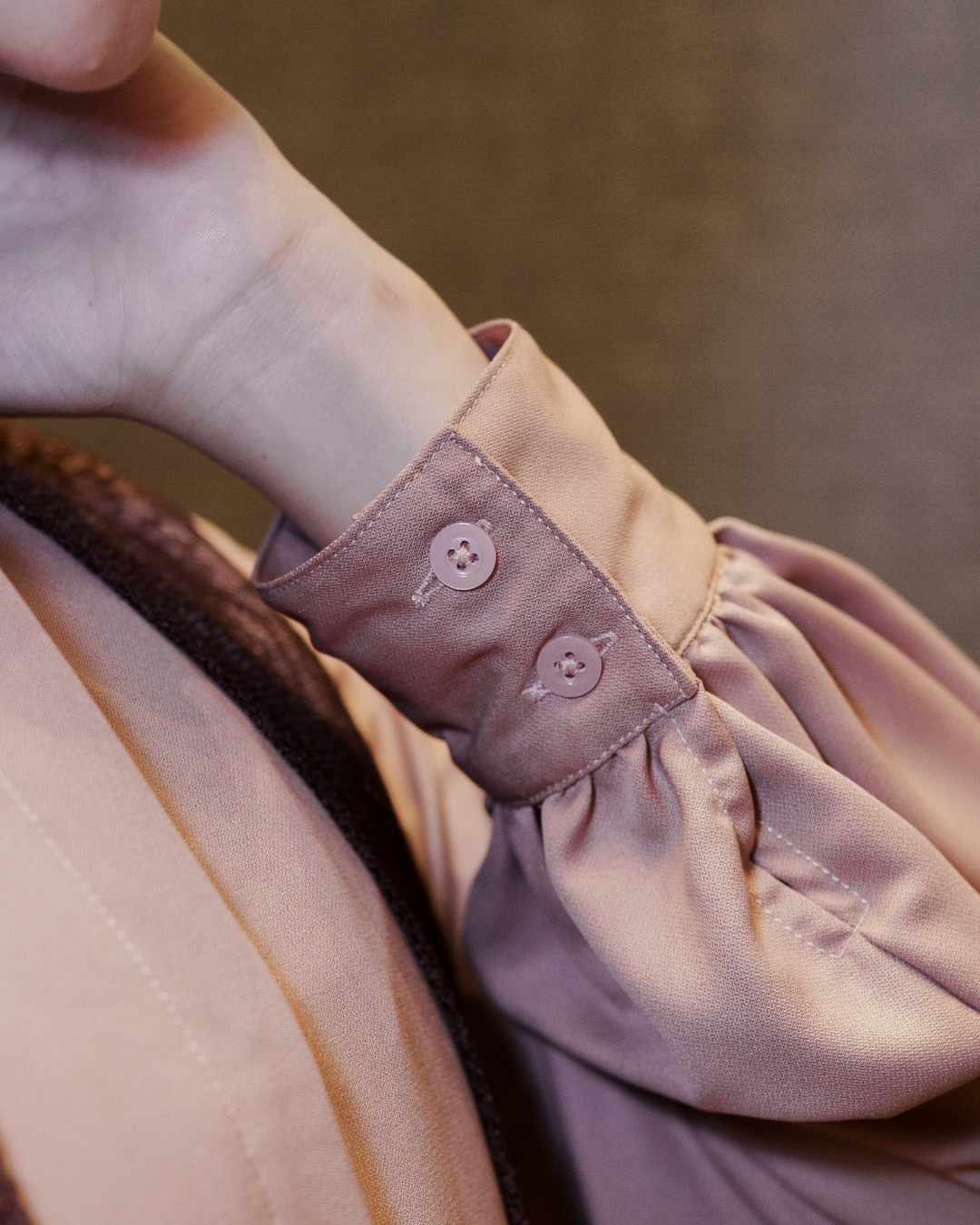 Noor Outer Lace Blouse - Rose Chesnut