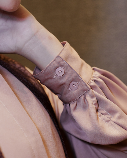 Noor Outer Lace Blouse - Rose Chesnut