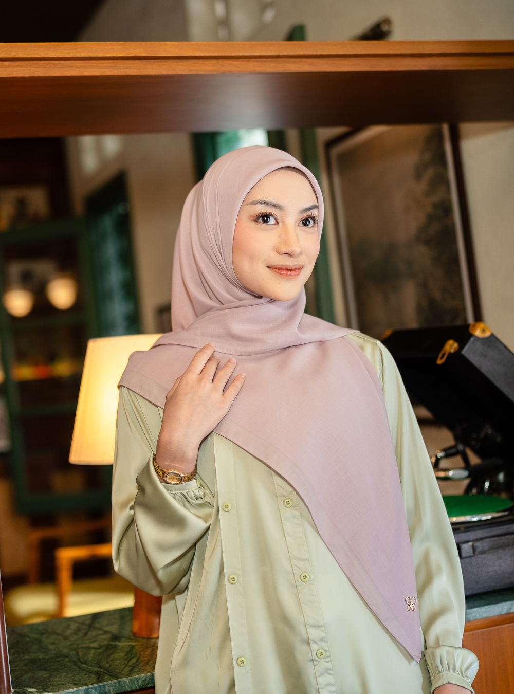 Aylin Scarf - Nude Pink