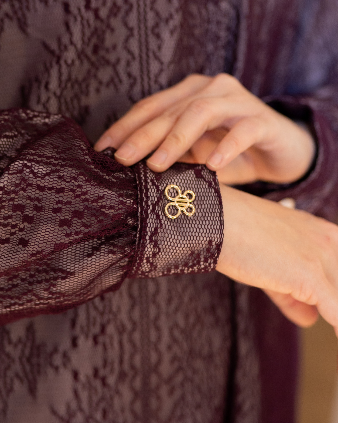 Noor Lace Tunic - Royal Plum