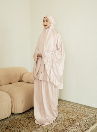 Rihla Soft Flow Prayer Set - Natural Beige