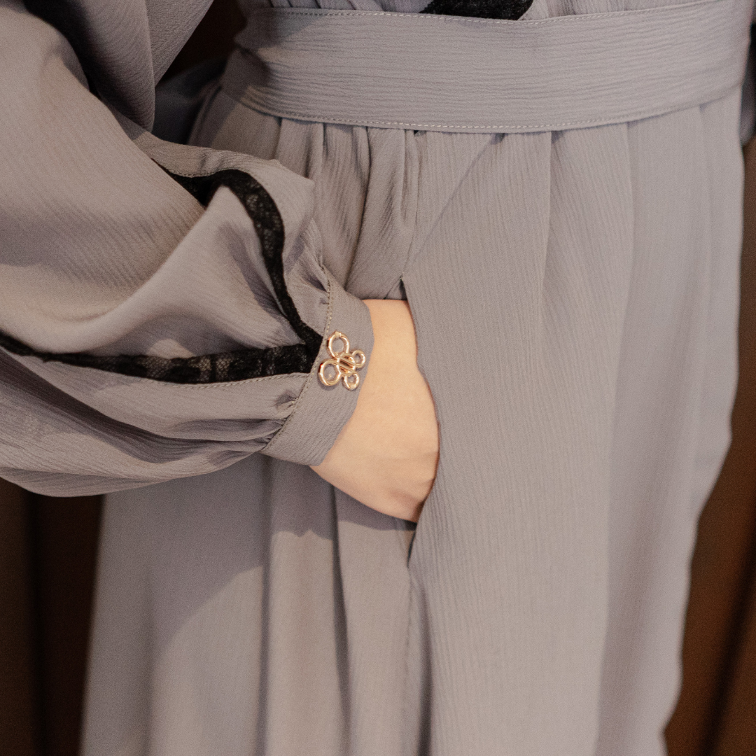 Seyne Dress - Opal Grey